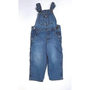 OshKosh B'gosh Toddler 3T Blue Denim Overalls The Genuine Article